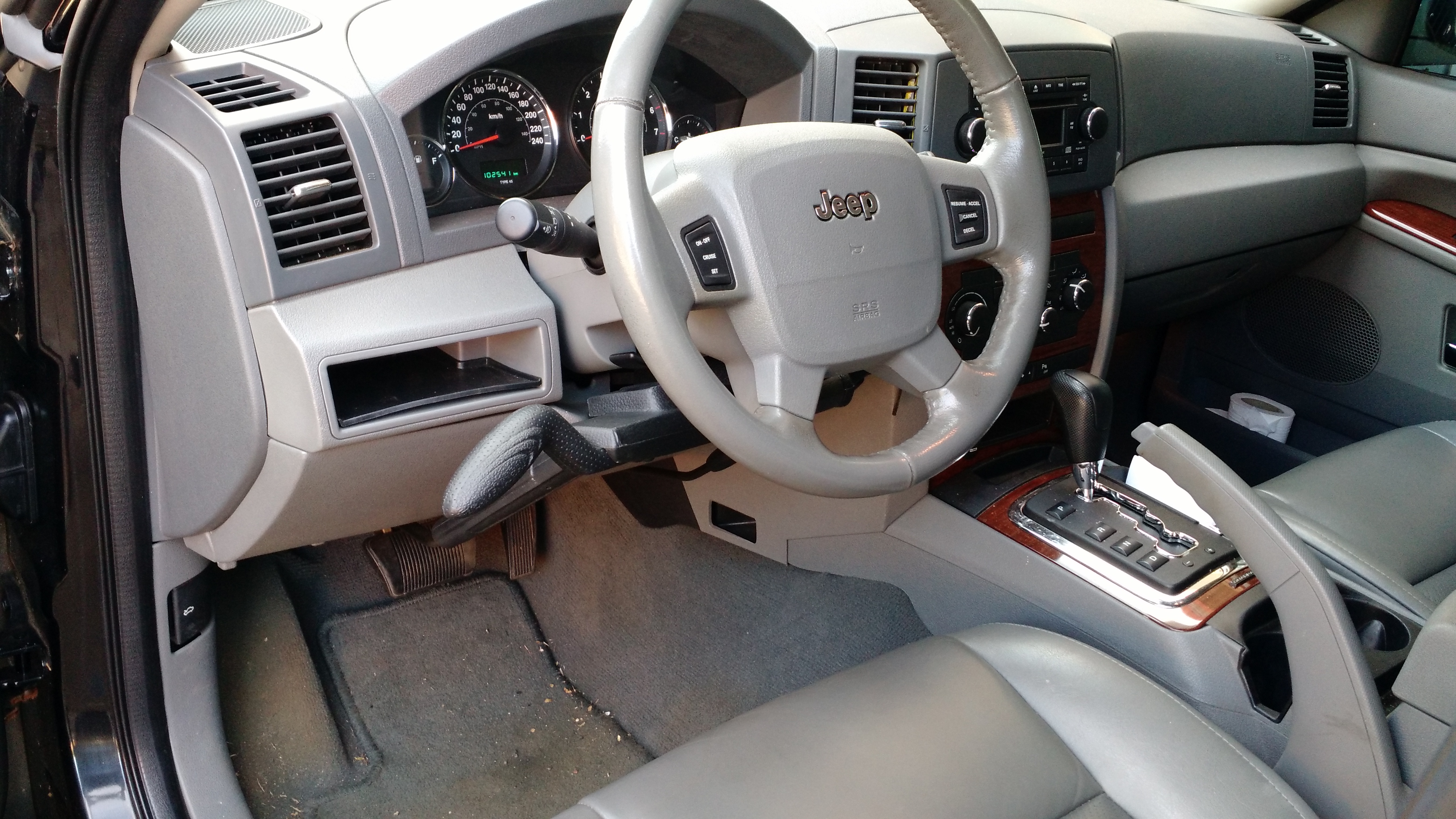 JEEP CHEROKEE - ACELERADOR E FREIO MANUAL