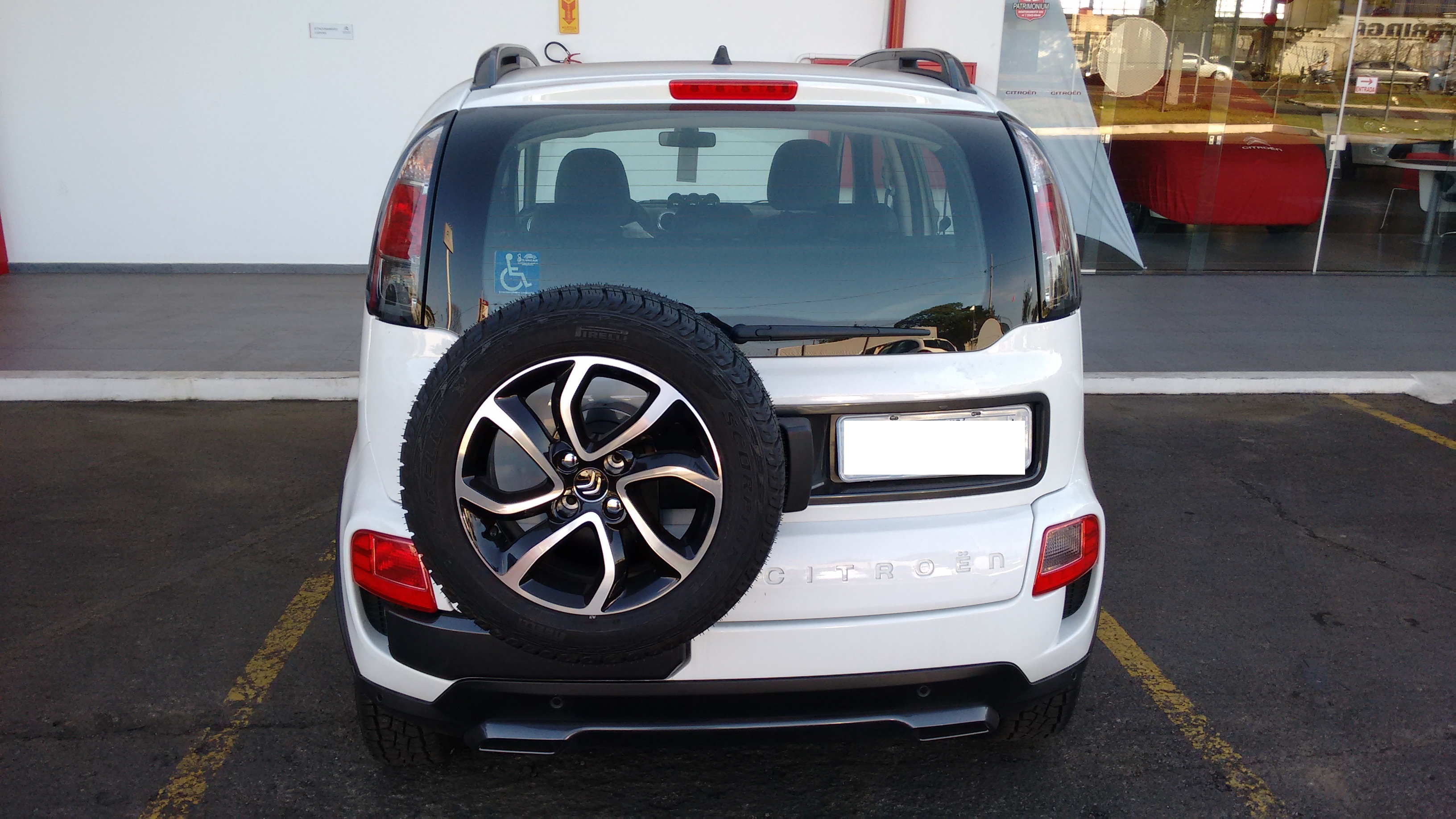 CITROEN AIR CROSS - ACELERADOR E FREIO MANUAL
